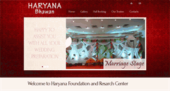 Desktop Screenshot of haryanabhawan.com